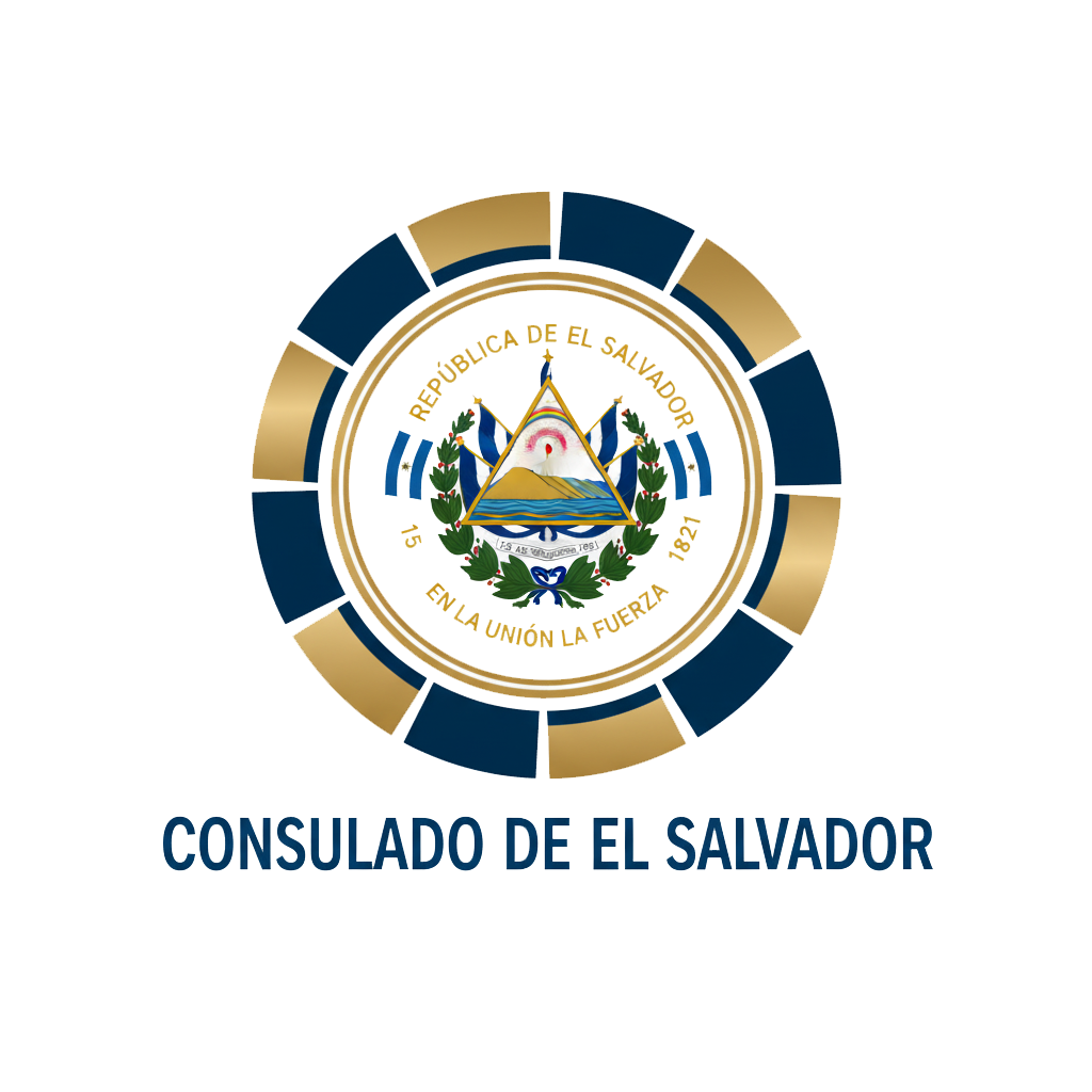 Logo Consulado de El Salvador